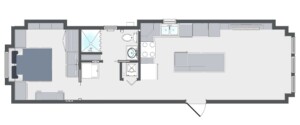 Twin Anchors 1 Bedroom Emerald Modular Home