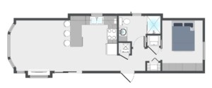 The Mara - Twin Anchors 1 Bedroom Modular Home