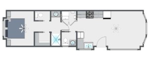 VMR - Twin Anchors 1 Bedroom, 2 Bath Modular Home